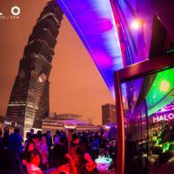 Halo夜店夜景